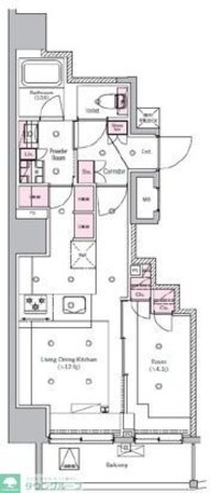 SYFORME ITABASHI IIIの物件間取画像
